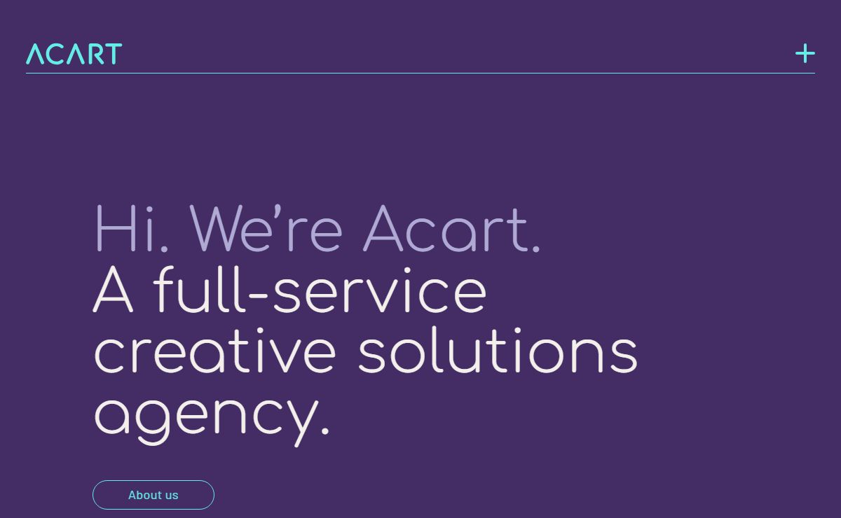 Acart | Creative Solutions Agency.