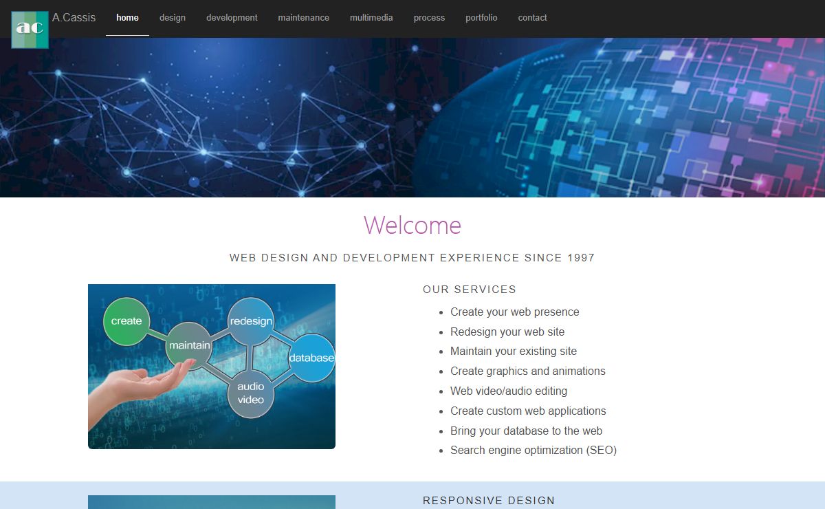 home | A. Cassis Web Development