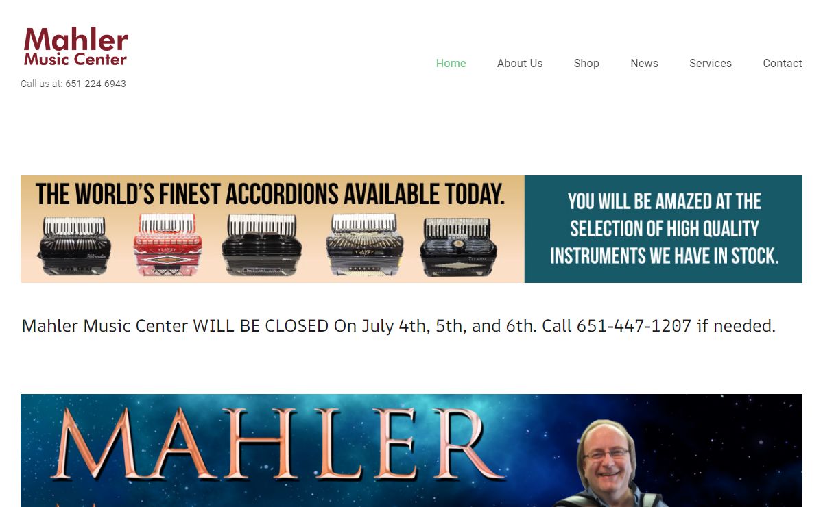 Mahler Music Center News | Accordions News, Accordions Classes and Accordions – There's no place like Accordion Heaven