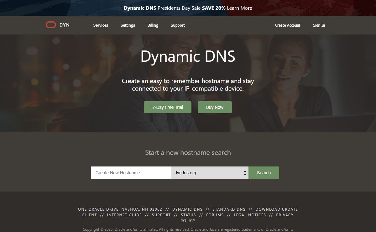 My Dyn Account