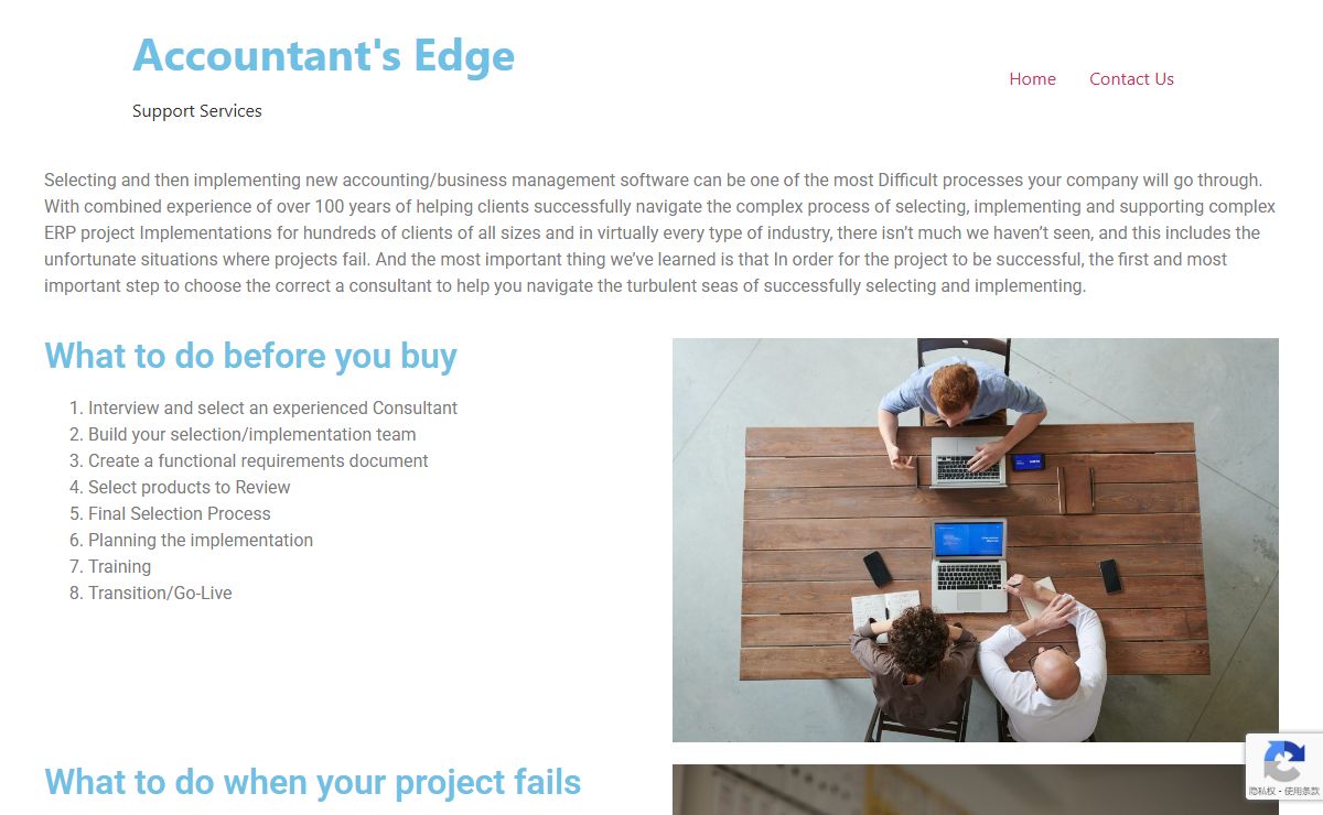 Accountant's Edge – Support Services
