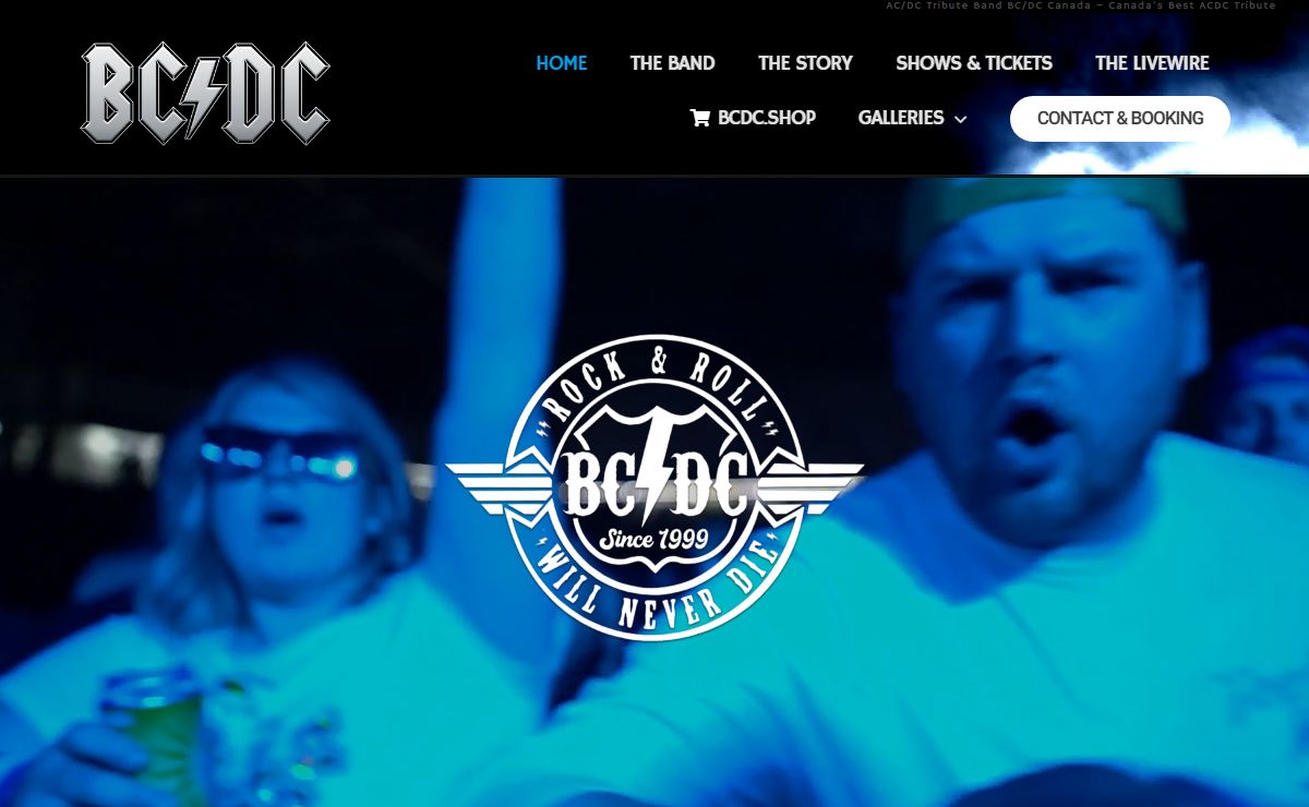 AC/DC Tribute Band BCDC Canada | Salute to ACDC Tribute Band