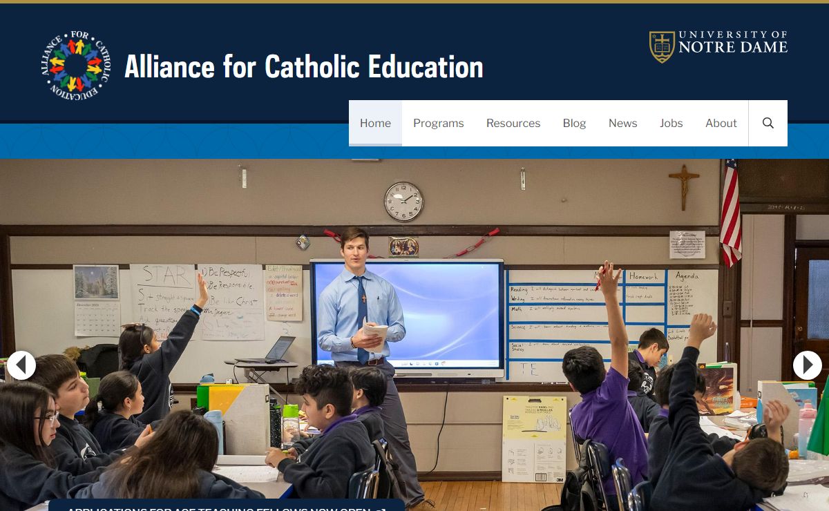 Home | Alliance for Catholic Education