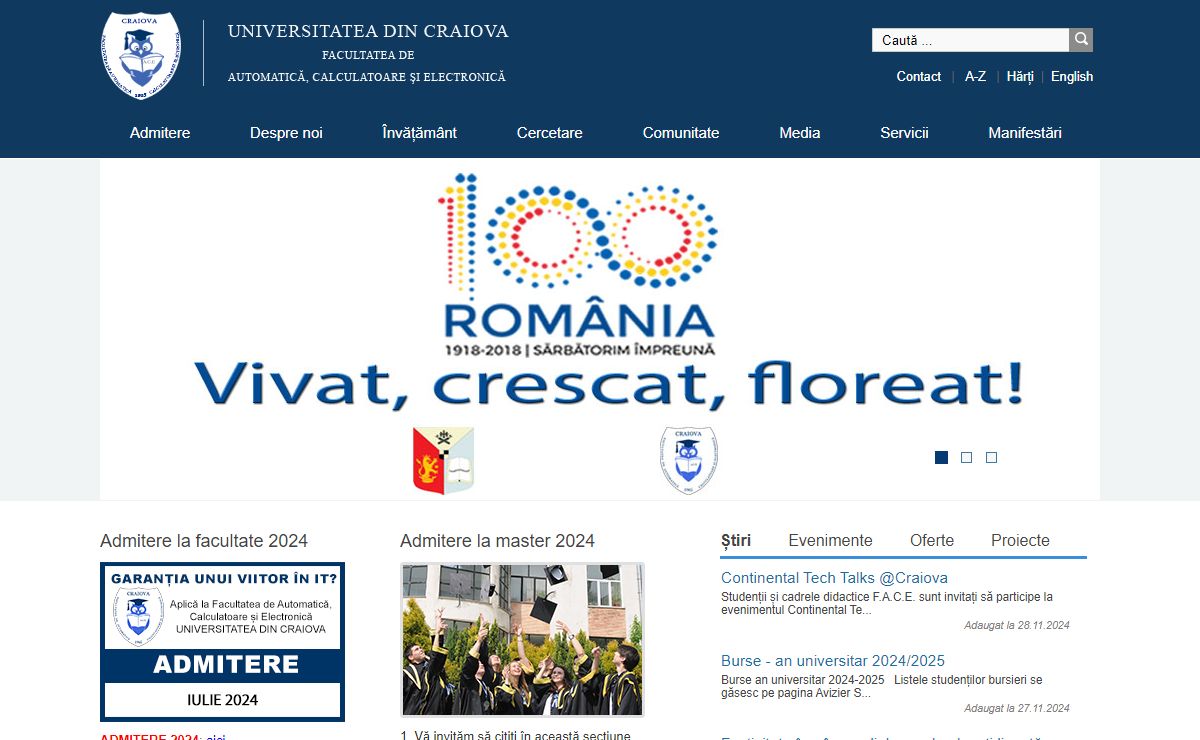 Facultatea de Automatică Calculatoare și Electronică