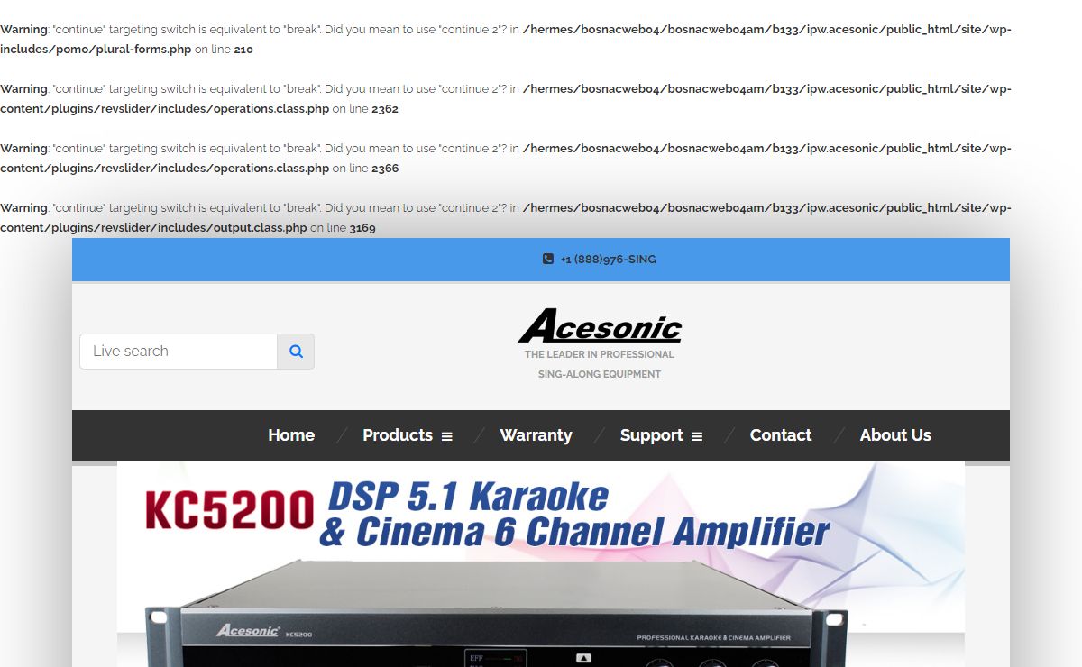 Acesonic | The Leader In Professional Sing-Along Equipment