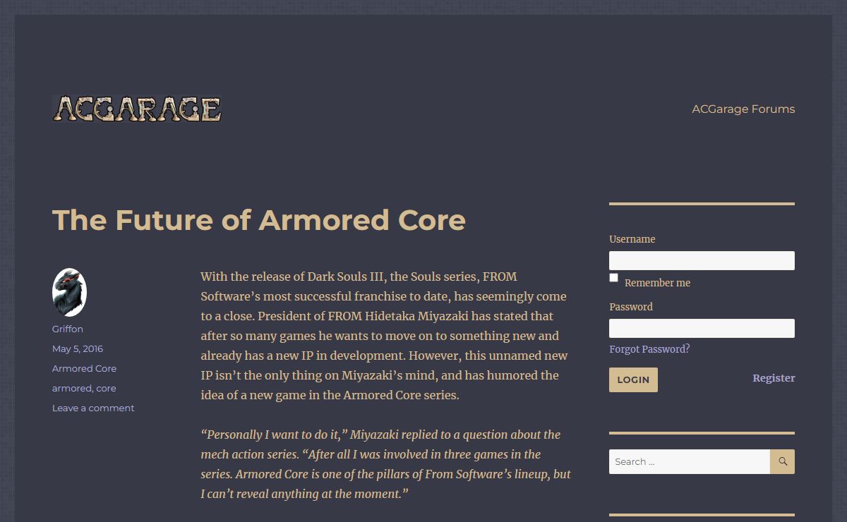 ACGarage – Community of Gamers