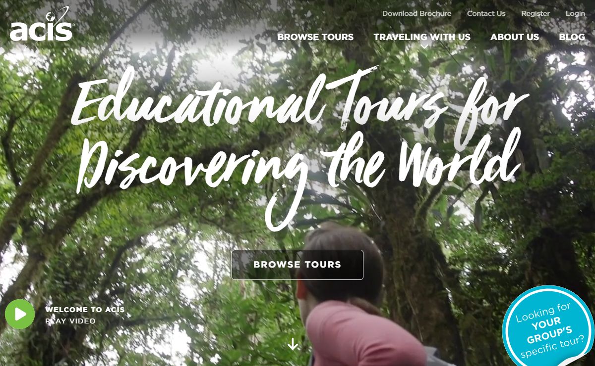 ACIS Educational Tours | Educational Travel for Students