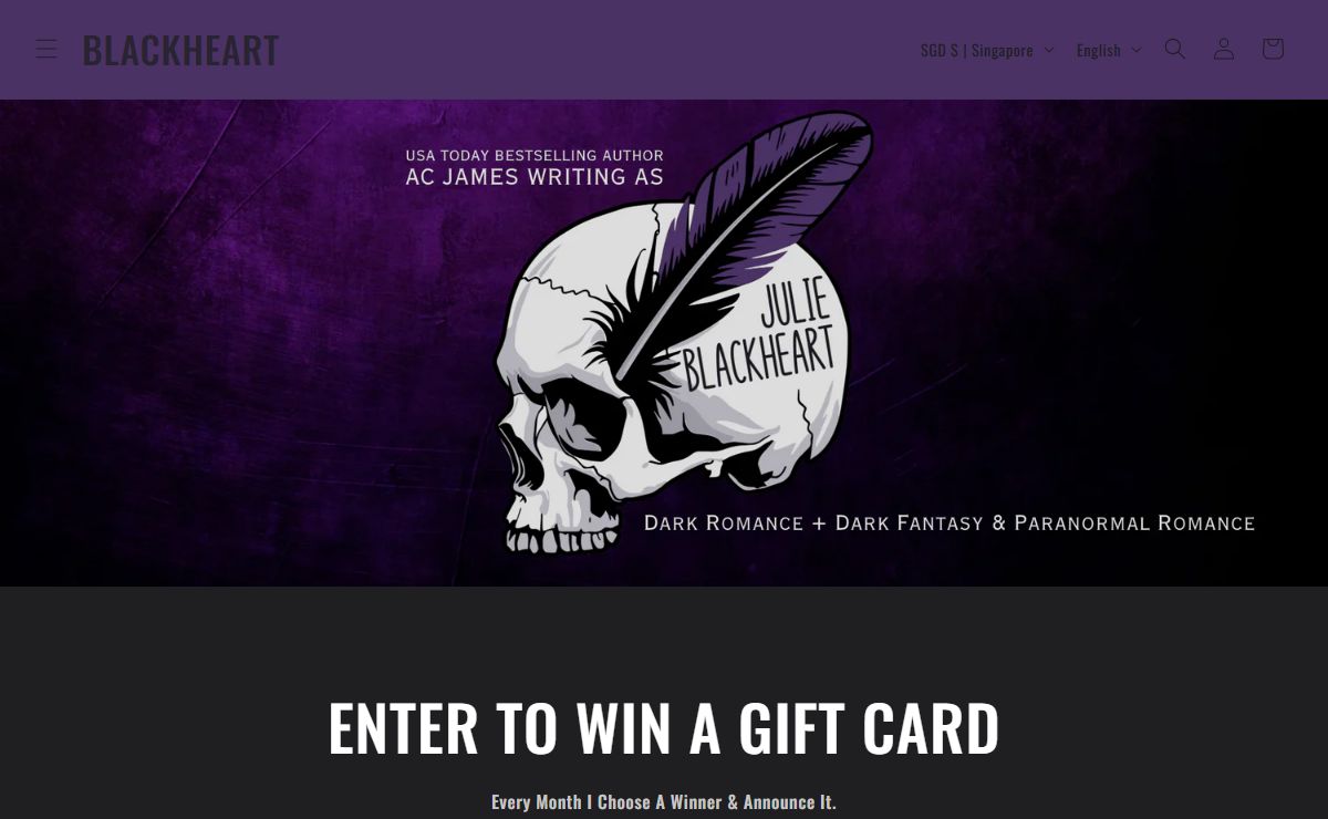 Julie Blackheart - Books ​With Bite, Magic With Consequences – BLACKHEART