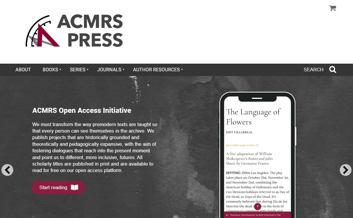 Homepage - ACMRS Press
