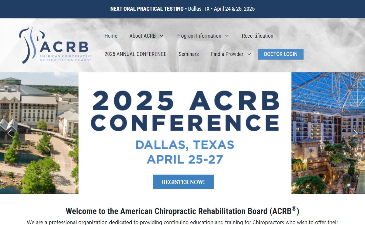 Home - American Chiropractic Rehabilitation Board