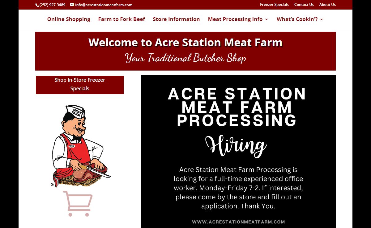 Acre Station Meat Farm - Pinetown, NC