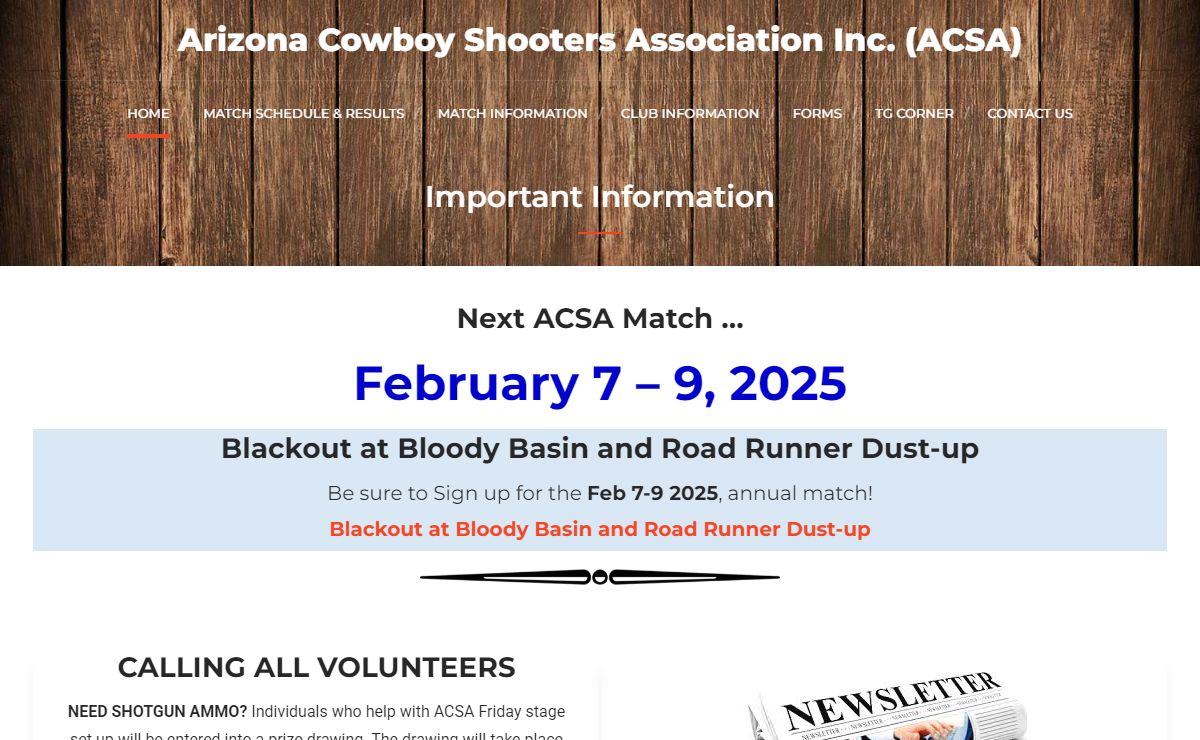 Home - Arizona Cowboy Shooters Association Inc. (ACSA)