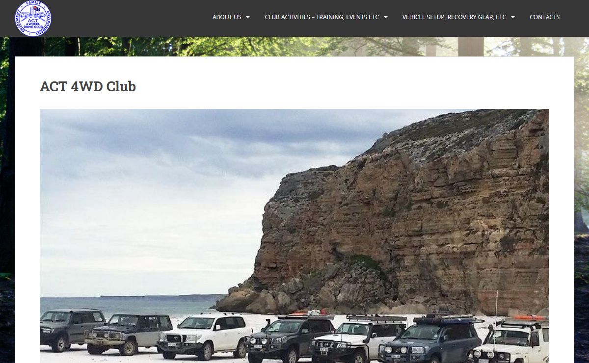 ACT 4WD Club - Family - Environment - Enjoyment