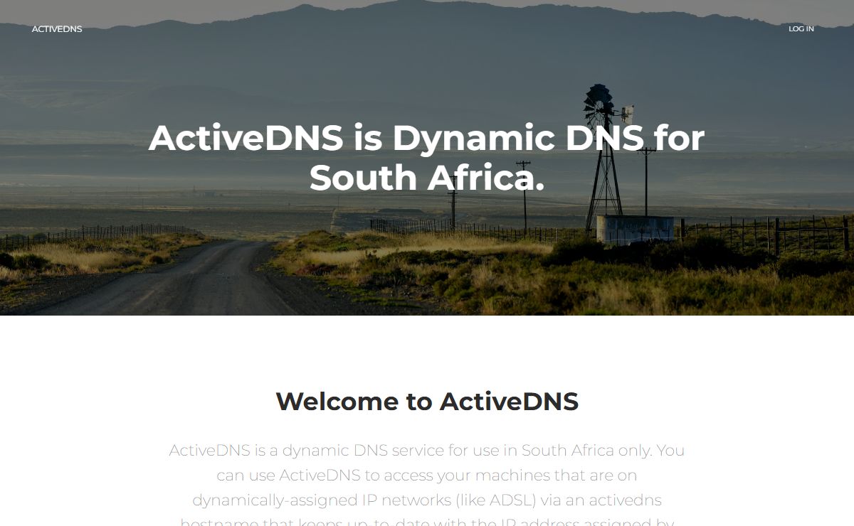 ActiveDNS | Dynamic DNS for South Africa