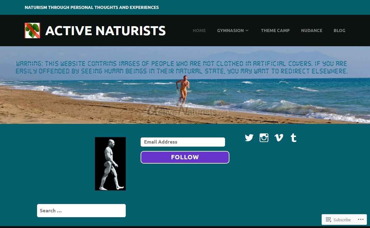 Active Naturists – Naturism through personal thoughts and experiences