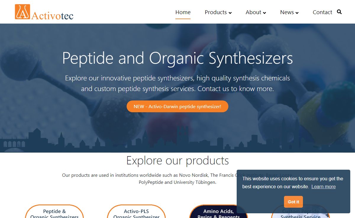 Peptide Synthesizers & Custom Peptides | Activotec