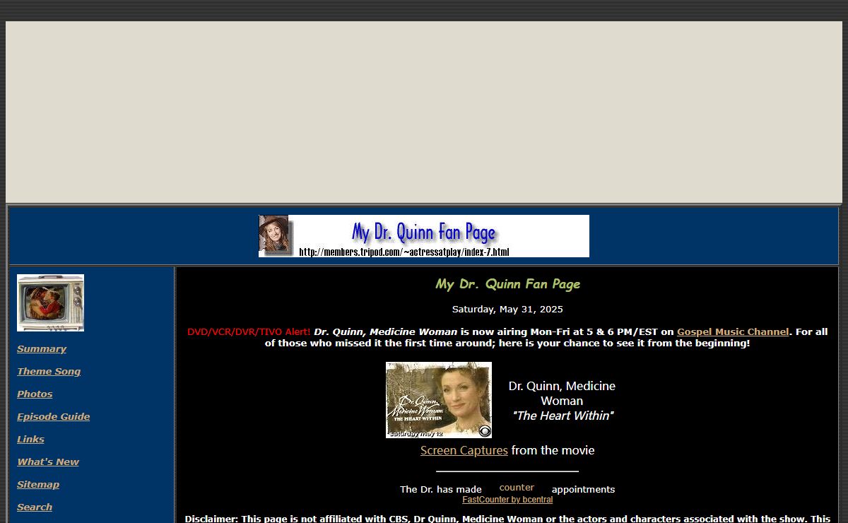 My Dr. Quinn Fan Page
