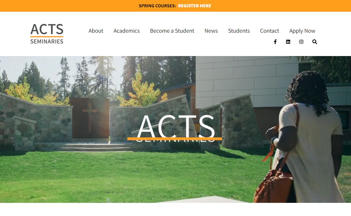 Theological Seminary in Greater Vancouver Canada | Graduate theology education | ACTS Seminaries