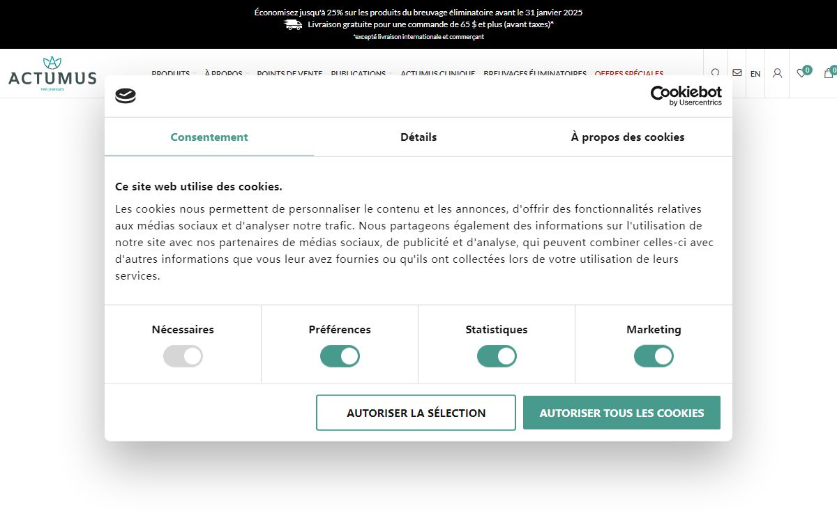 Actumus | Produits naturels de soin de la santé de haute qualité