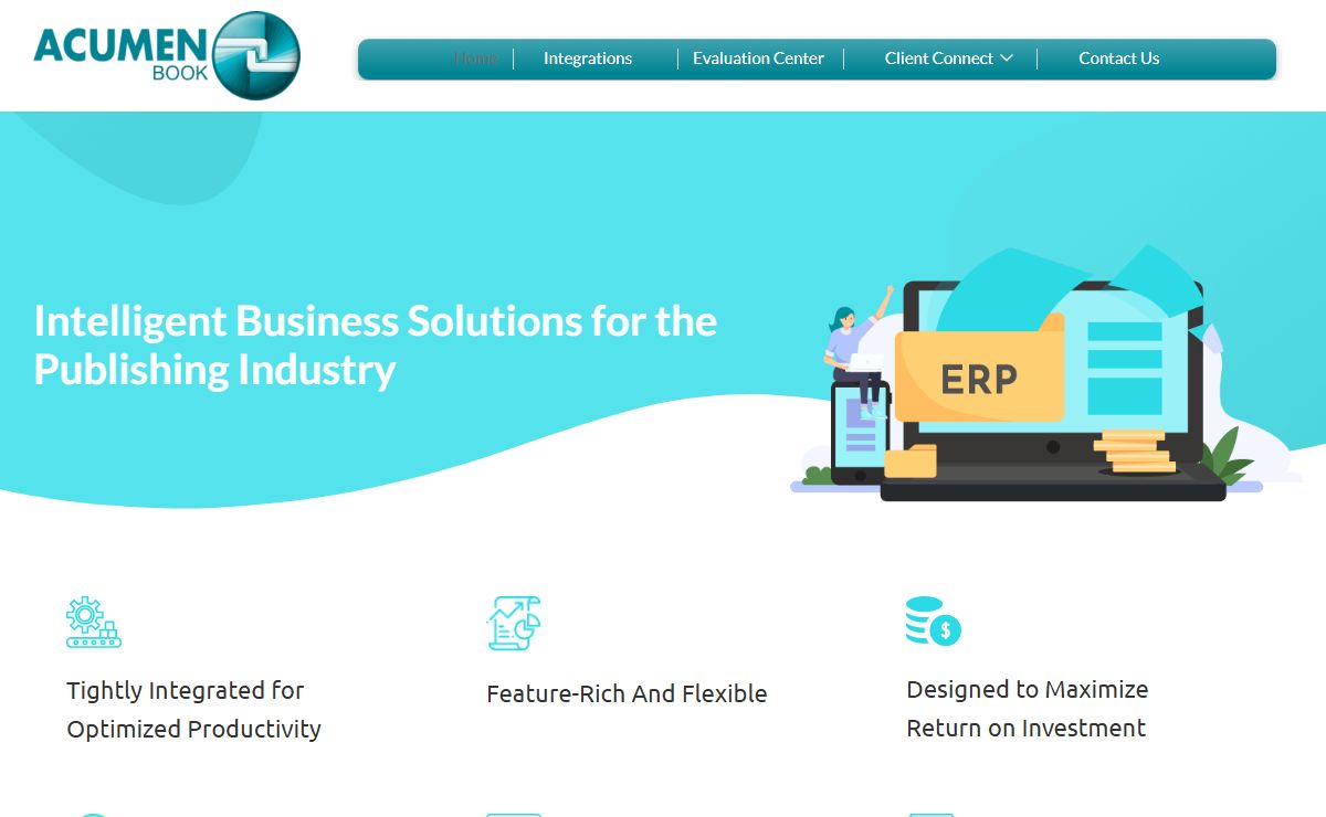 Book Publishing ERP. ACUMENBook Publishing ERP