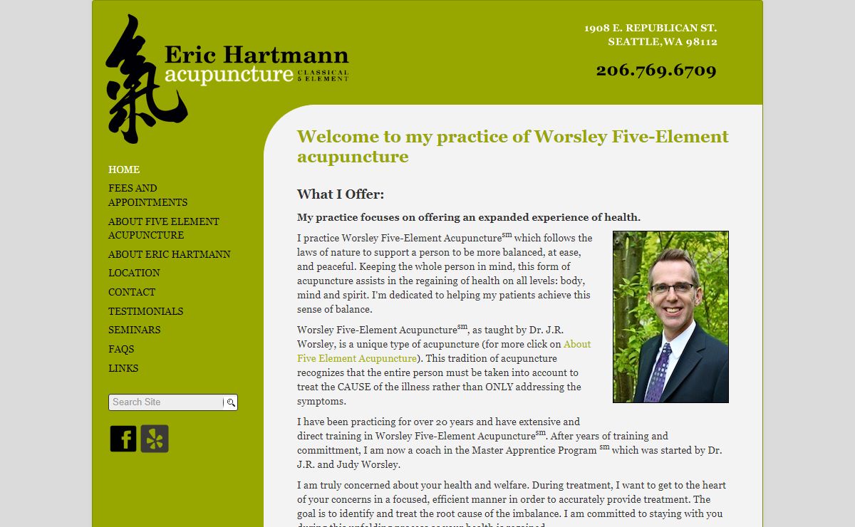 Eric Hartmann / Seattle Acupuncture / 5 Element