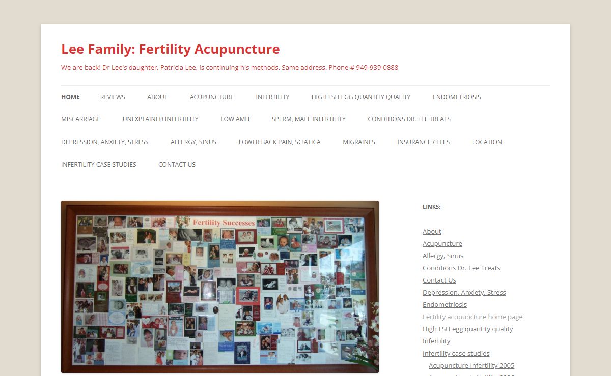 Fertility infertility acupuncture Irvine, OC, LA, Riverside, SD, CA