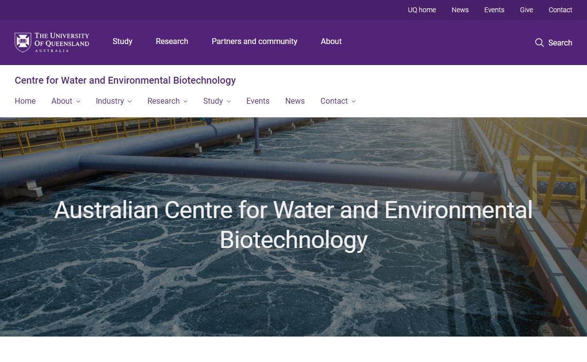 Centre for Water and Environmental Biotechnology - University of Queensland