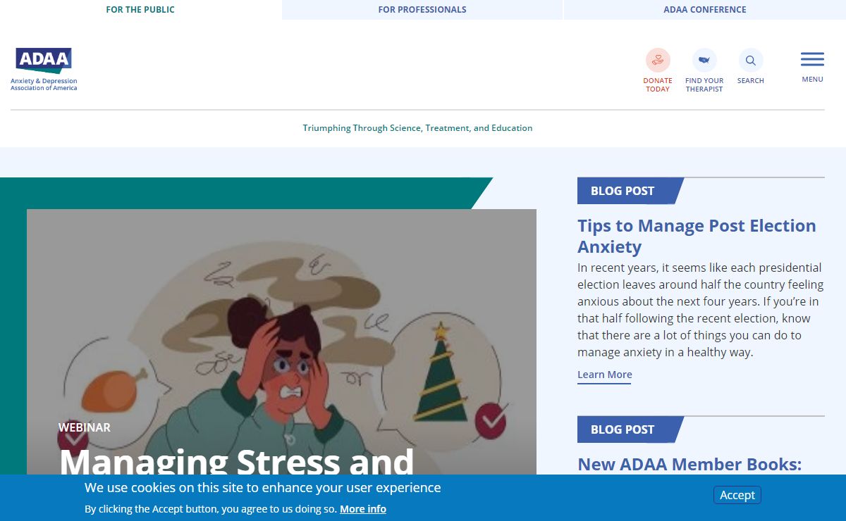 Anxiety and Depression Association of America, ADAA | Anxiety and Depression Association of America, ADAA