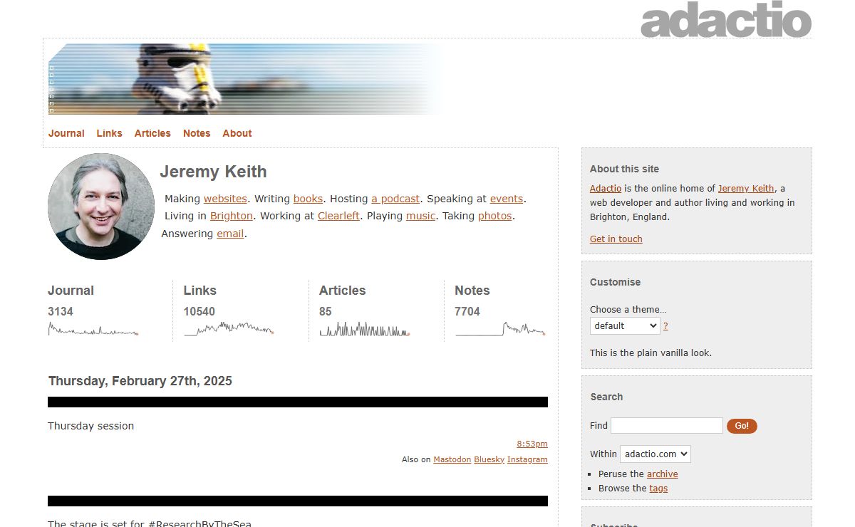 Adactio: Jeremy Keith