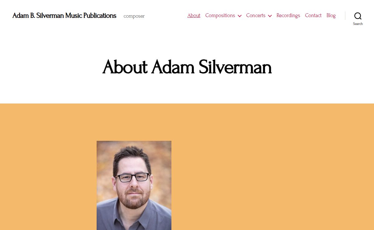 Adam B. Silverman Music Publications – composer