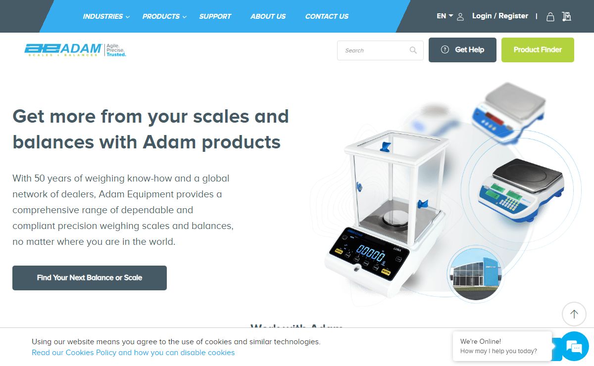 Laboratory & Industrial Weighing Scale Manufacturer - Adam Equipment USA