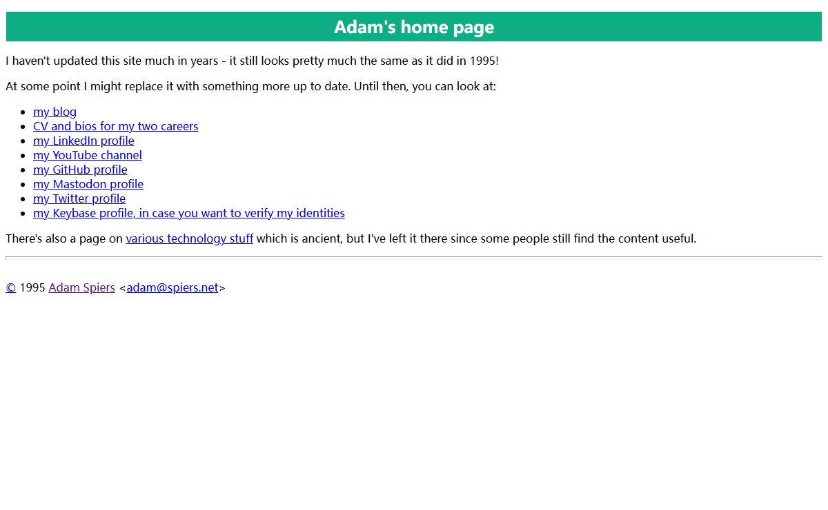 Adam Spiers - home page