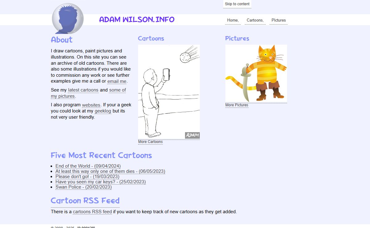 Adam Wilson - Cartoons and Illustrations