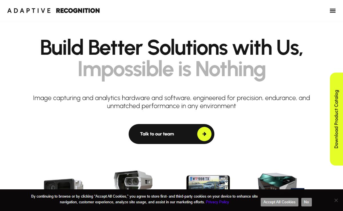 Adaptive Recognition | Image Capturing & Analytics