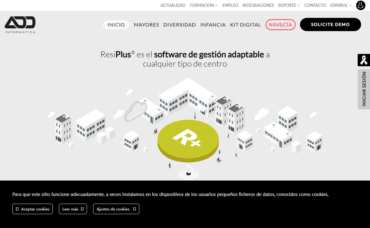 Software Gestión Residencias y Centros de Mayores, ResiPlus