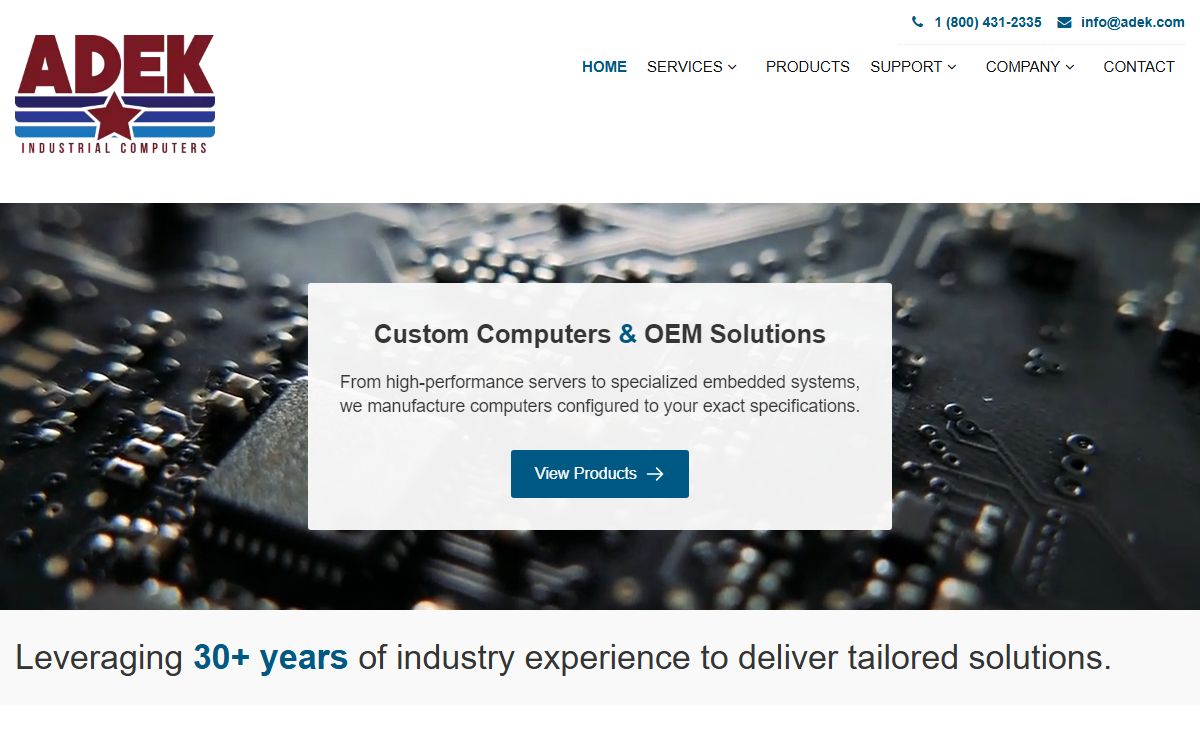 Industrial Computers | Industrial PC | ADEK