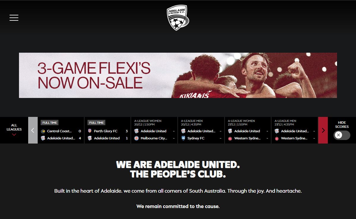 Home - Adelaide United