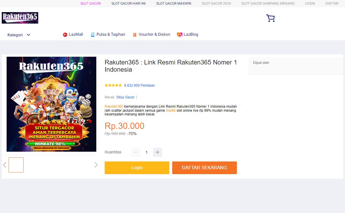 Rakuten365 : Link Resmi Rakuten365 Nomer 1 Indonesia