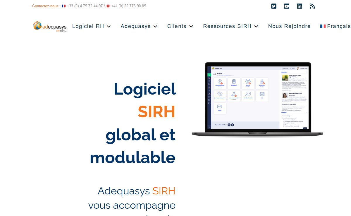 Adequasys - Logiciel SIRH pour l'ensemble de vos processus RH