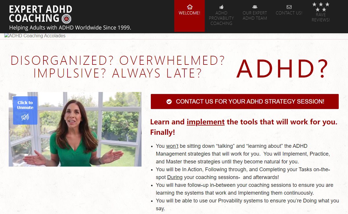 Expert ADHD Coaching | the Most Effective ADHD Coaching Program in The World