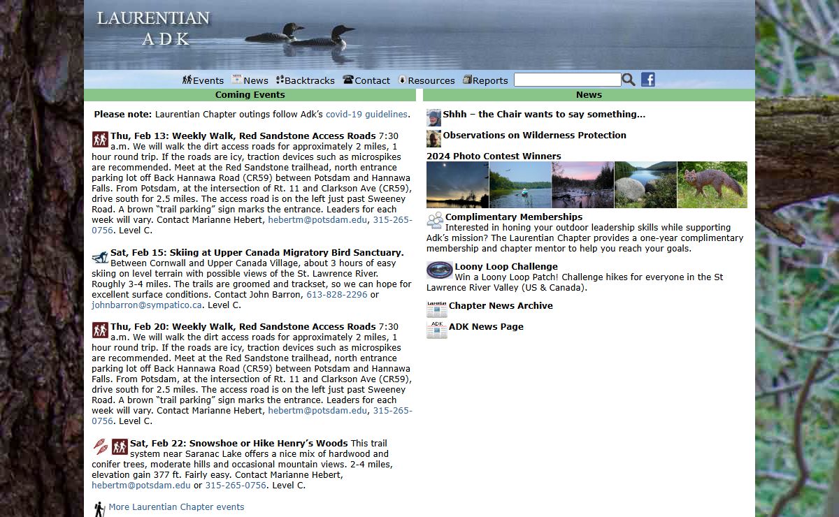 ADK Laurentian Chapter - Home