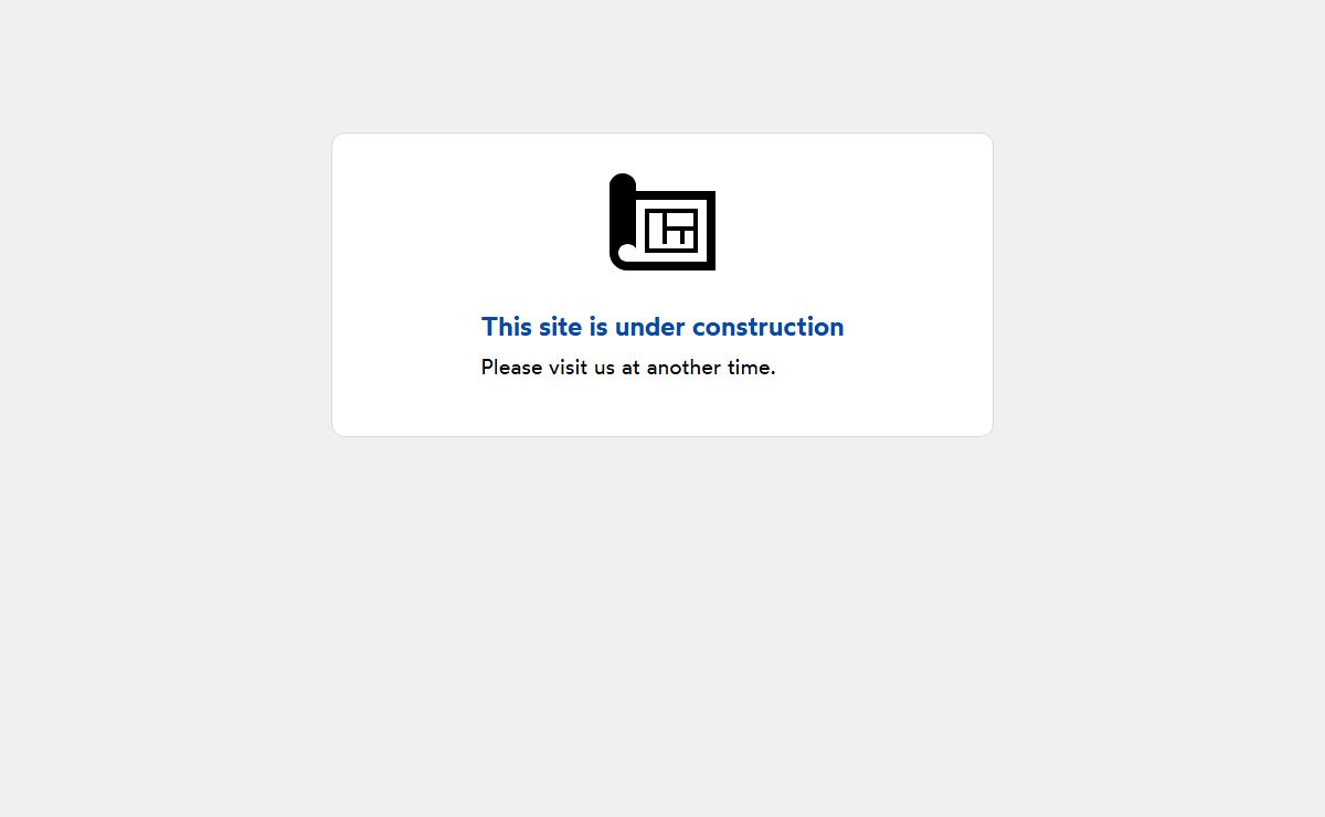 Site under construction