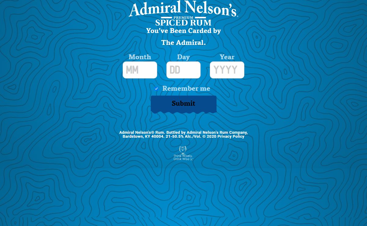 Make Life Taste Better | Admiral Nelson’s Premium Spiced Rum