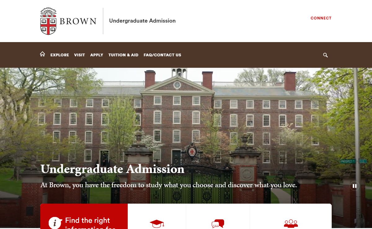 Undergraduate Admission | Brown University