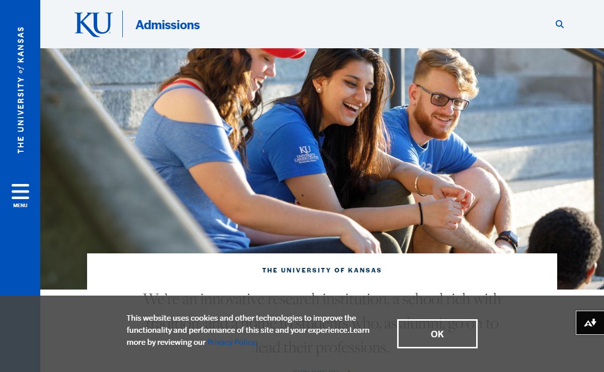 Home | Undergraduate Admissions | The University of Kansas