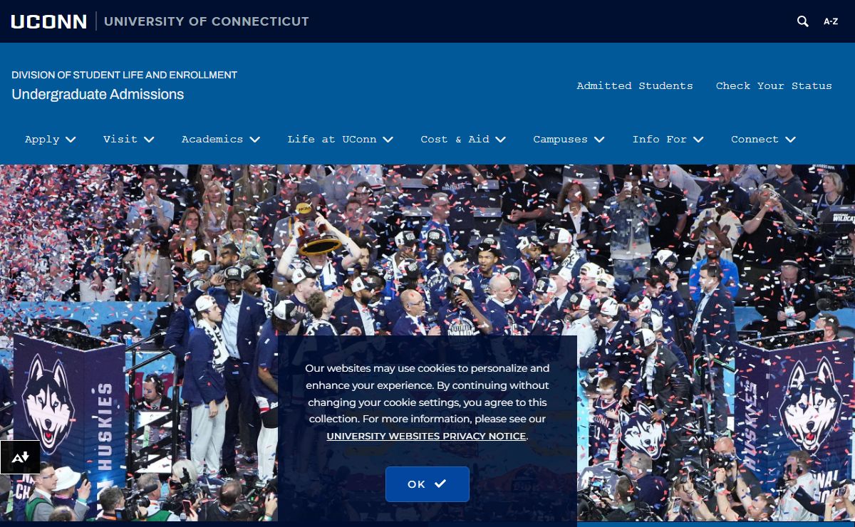 Undergraduate Admissions | UConn : Undergraduate Admissions