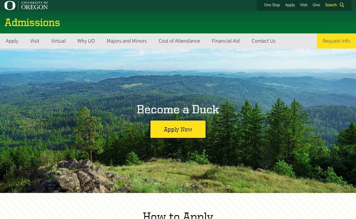 UO Admissions
