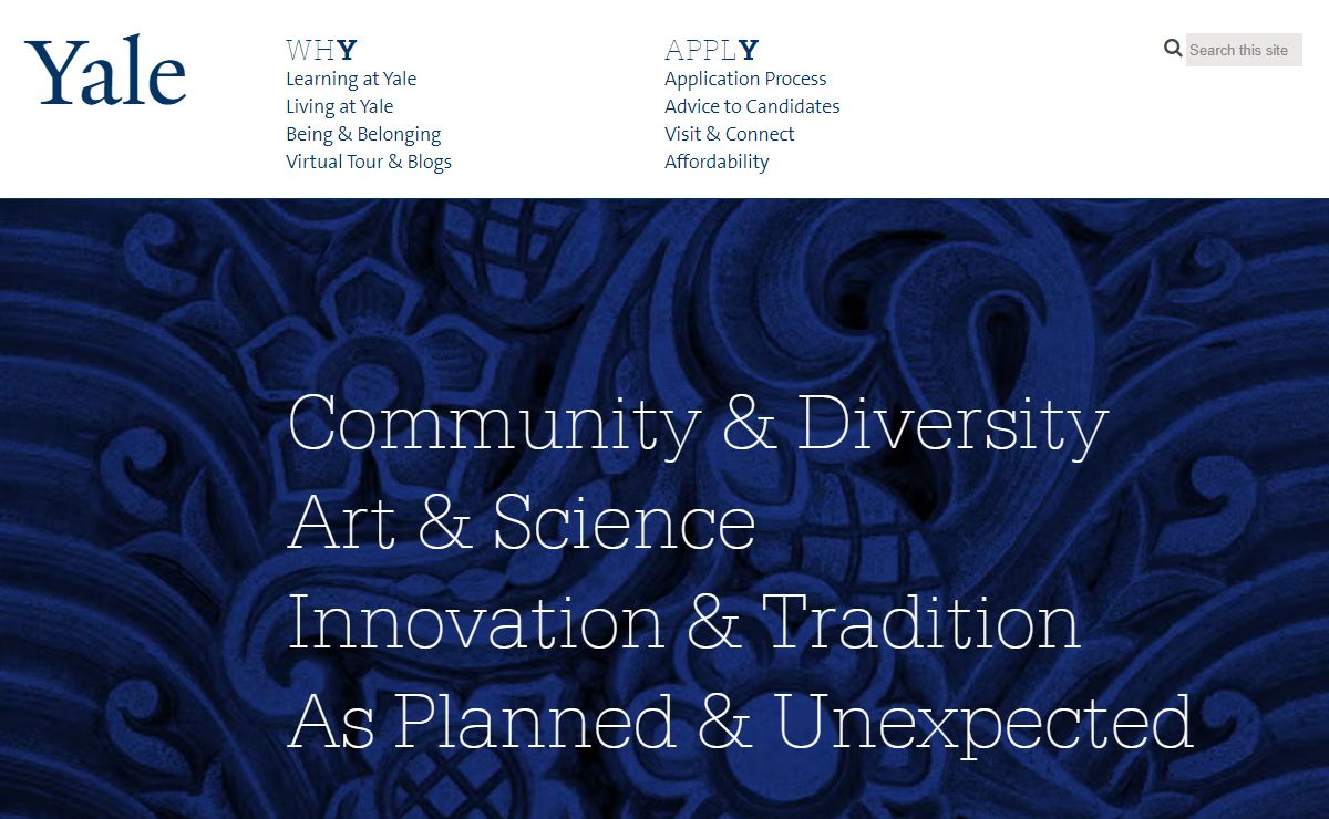 Home | Yale College Undergraduate Admissions