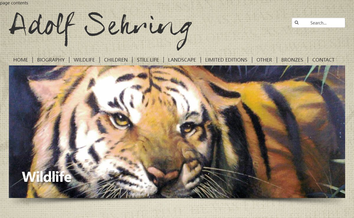 The Official Website of Adolf Sehring - Adolf Sehring Art