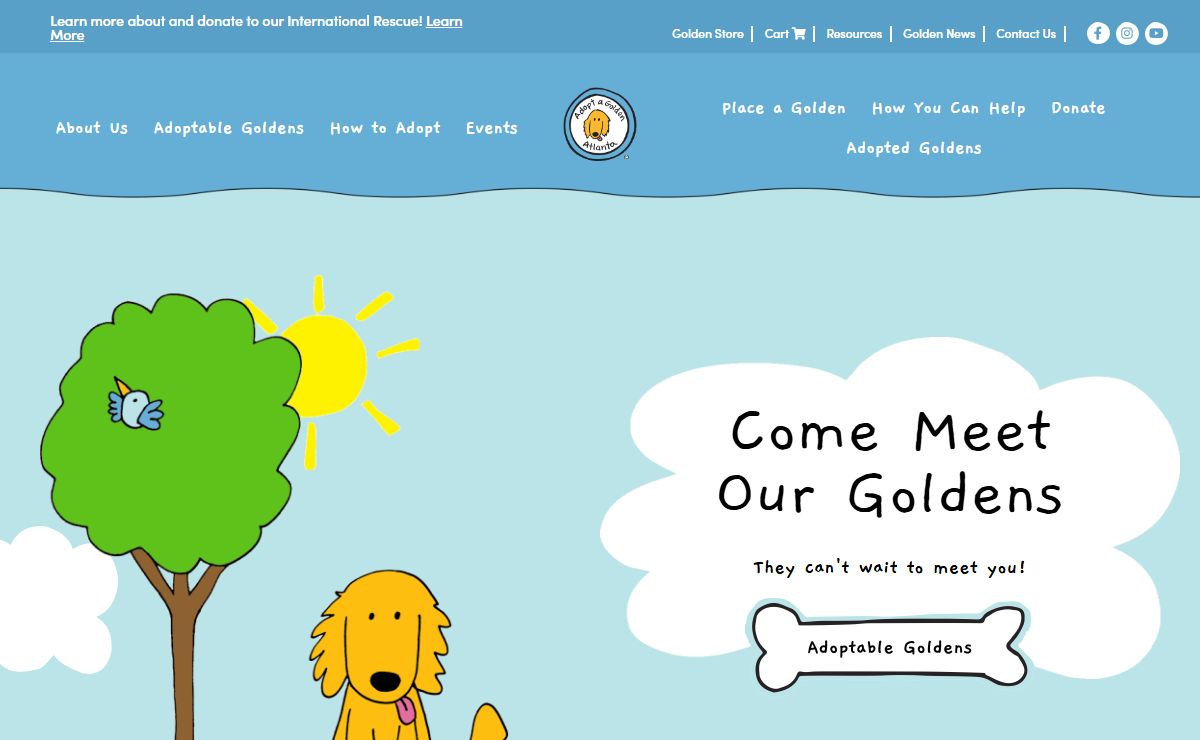Atlanta's Largest Golden Retriever Rescue - Adopt A Golden Atlanta